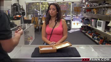 Blackmailed in a shop