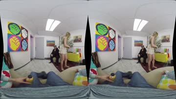 Blair Williams in the green room