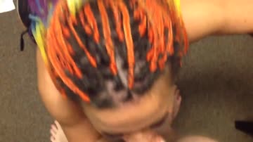 She took a big facial