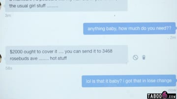 Fake sugar daddy got visited by his disappointed busty MILF