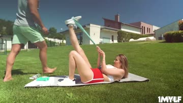 MILF Candy got her hairy pssy rammed by Renato