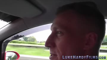 Tattooed skank riding Luke Hardy