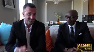 Anally toyed sub gets ballgagged and fucked