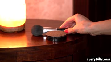 Sexy mature woman teaching stepson to please a lady