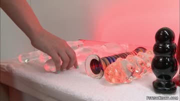 Huge tits blonde anal foot fucked