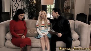 Kinky gothic teenager gets smashed