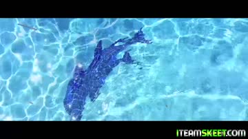 Petite chicc bounces her eager cunt as she rides the studs dick