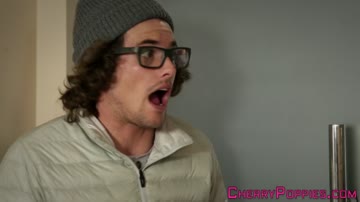 Blonde teen sucks and rides cock