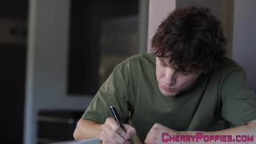 Sexy teen gets jizzed in after sucking