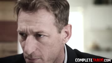 Taboo teen stepdaughter in threesome