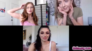 Darcie, Karla and Skylar wet their fingers and begins to masturbate