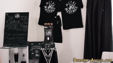 Alternative slut with huge tits rides