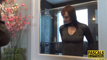 Teen submissive in fetish lingerie