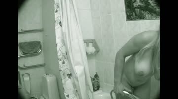 showering Stepmom let me watch her