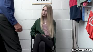 Teen Emma suspect have sex with officer Tommy to prevent prosecution