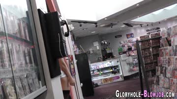 Busty gloryhole milf gets anally fucked