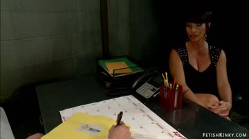 Huge tits MILF lesbian ass whipped