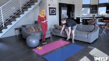 Anissa enjoying every inch of Chris hard rock cock