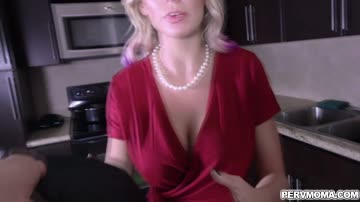 Stepson handcuffs his stepmom and makes her suck his cock