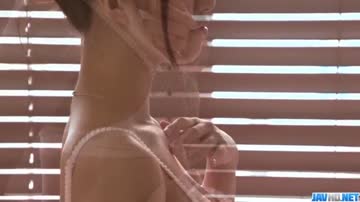 Kotomi plays with glass toy down her hairy pussy - More at javhd.net