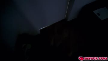 Stepsis Jade Nile loves sucking cock with a blindfold on