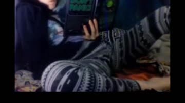 my sister fingering under her pants