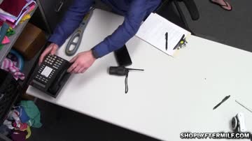 Security officers whips put his cock for this one hot milf