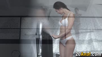 Small titted analized whore