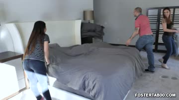 Tiny Asian dauther steals from her new foster parents