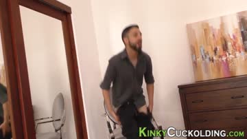 Busty cuckolding wife gets big boobs spermed