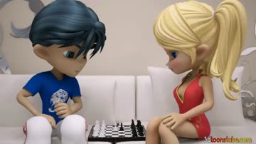 A Game of Chess Turns into Wild Pounding - HQ 3D PORN