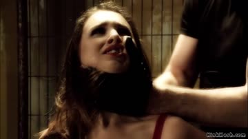 Director brutal torments busty teen