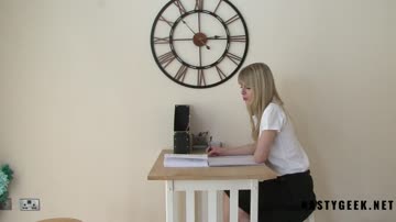 FUCK MY HORNY STEPSISTER WHILE SHE STUDYING