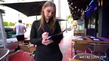 Waitress Fucked by a Customer