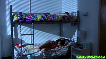 Stepbro Juan Loco splits Violet Rains pussy lips for some hard penetration