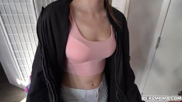Mckenzie Lee slobbs her husbands cock sucking it deep into her filthy mouth