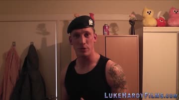 Dirty british slut gobbles luke hardy