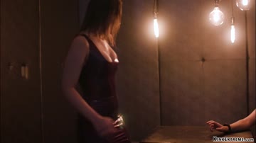 Dominant lesbians anal fucks hottie
