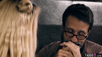 Stepgrandpa intimate with his much younger petite teen