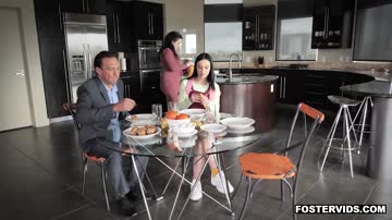 Foster daugter Jazmin fulfill her sexual urges with foster dad Bobby