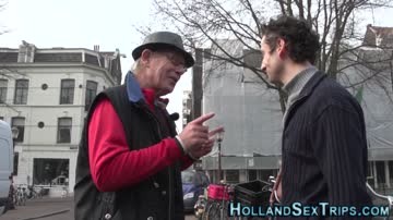 Real dutch hooker gets cum sprayed