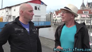 Banged dutch prostitute jerks tourists cock
