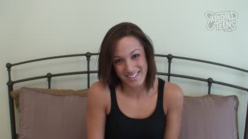 Brunette Teen Makes Her First Porn Video