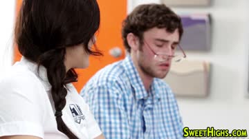 College student gets railed