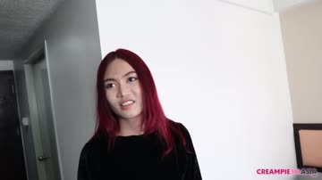 Asian Redhead CreamPie