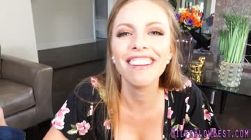 Big tit milf babe sucking