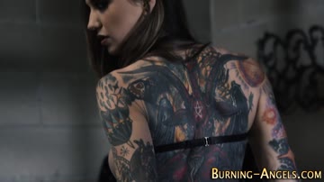 Tattooed ho gets rimmed and fucked