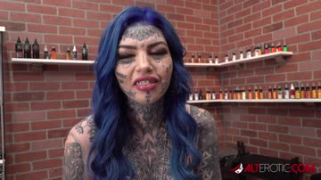 Amber Luke gets a butthole tattoo and a good fucking