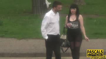 Mouth fucked chubby submissive milf