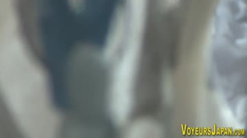 Asian with hairy cunt secretly watched